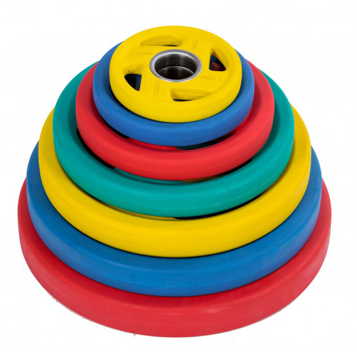 Диск обрезиненный PROFI-FIT цветной FASSION D-51, 10 кг