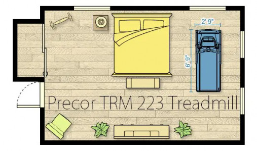 Беговая дорожка PRECOR TRM 223 Energy Series (черный/серый) Беговая дорожка PRECOR TRM 223 Energy Series (черный/серый)