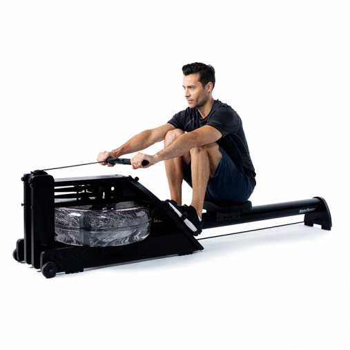 Гребной тренажер WATERROWER A1 Studio с дисплеем S4 (ясень окрашенный черный)