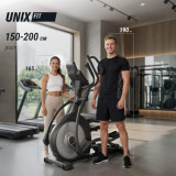 Эллиптический тренажер UNIX Fit E-1100 (LED) PRO с автонаклоном (полукоммерческий)