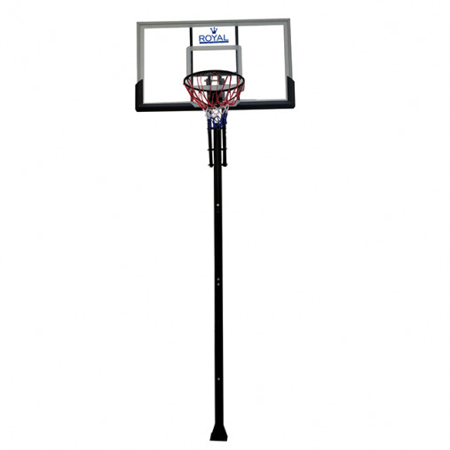 Стационарная баскетбольная стойка Royal Fitness 54”, поликарбонат, арт. S025S-IN-GROUND Стационарная баскетбольная стойка Royal Fitness 54”, поликарбонат, арт. S025S-IN-GROUND