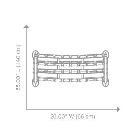 Подставка под хромированные гантели на 12 пар Hoist Beauty Bell Rack CF-3462-3 Подставка под хромированные гантели на 12 пар Hoist Beauty Bell Rack CF-3462-3