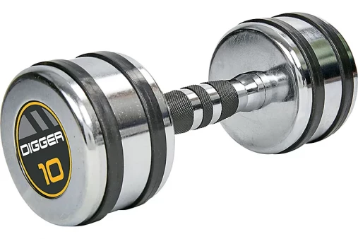 Комплект хромированных гантелей 10 пар от 1 до 10 кг Hasttings DIGGER Комплект хромированных гантелей 10 пар от 1 до 10 кг Hasttings DIGGER