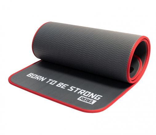 Мат для аэробики NBR 10 мм графитовый с кольцами REBEL (OFT) Мат для аэробики NBR 10 мм графитовый с кольцами REBEL (OFT)