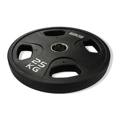 Диск олимпийский черный 25 кг BRONZE GYM полиуретан