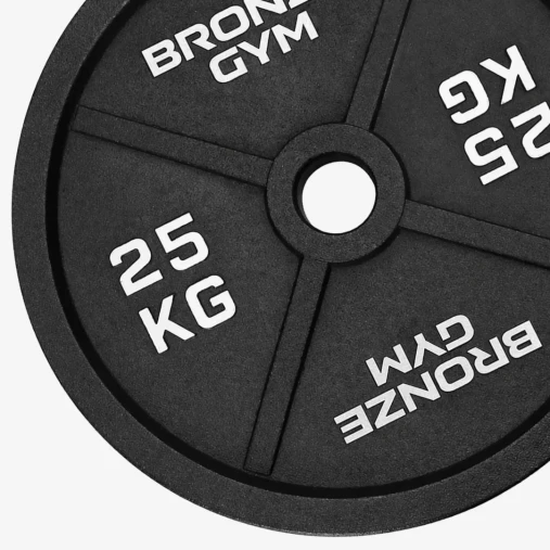 Диск олимпийский BRONZE GYM чугунный 25 кг окрашенный 51 мм.