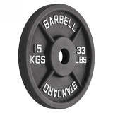 Диск олимпийский BRONZE GYM чугунный 15 кг