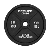 Диск олимпийский BRONZE GYM чугунный 15 кг Диск олимпийский BRONZE GYM чугунный 15 кг