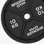 Диск олимпийский BRONZE GYM чугунный 10 кг окрашенный 51 мм.