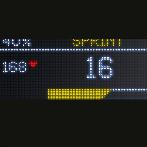 Эллиптический тренажер Matrix Performance. Консоль Premium LED