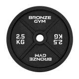 Диск олимпийский BRONZE GYM чугунный 2,5 кг