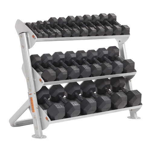 Горизонтальная подставка под гексагональные гантели HOIST HF-5461-48 (ширина: 140 см) Горизонтальная подставка под гексагональные гантели HOIST HF-5461-48 (ширина: 140 см)