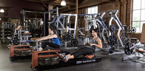 Тренажер гребной WaterRower 150 с дисплеем S4 Club COMM (ясень окрашенный)