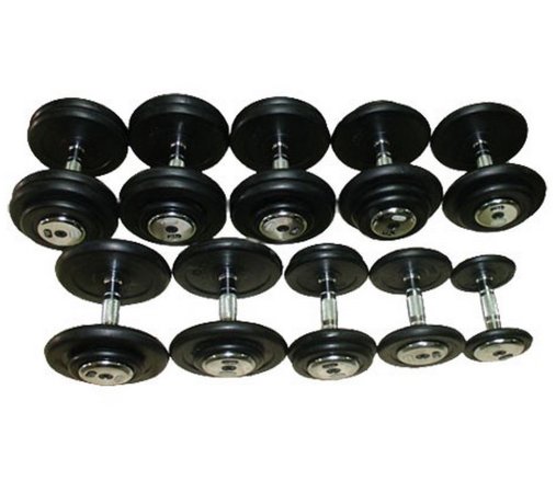 Гантельный ряд Matrix обрезиненный на 10 пар с развесовкой от 2.5 до 25 кг - FDS-2,5-25KG Гантельный ряд Matrix обрезиненный на 10 пар с развесовкой от 2.5 до 25 кг - FDS-2,5-25KG