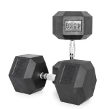 Гантель 45 кг гексагональная VictoryFit VF-H450 обрезиненная