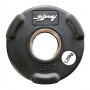 Олимпийский обрезиненный диск AeroFit AFPLB 1,25 кг, черный матовый
