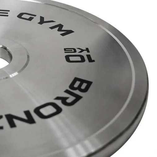 Диск олимпийский BRONZE GYM стальной 10 кг хромированный 51мм Диск олимпийский BRONZE GYM стальной 10 кг хромированный 51мм