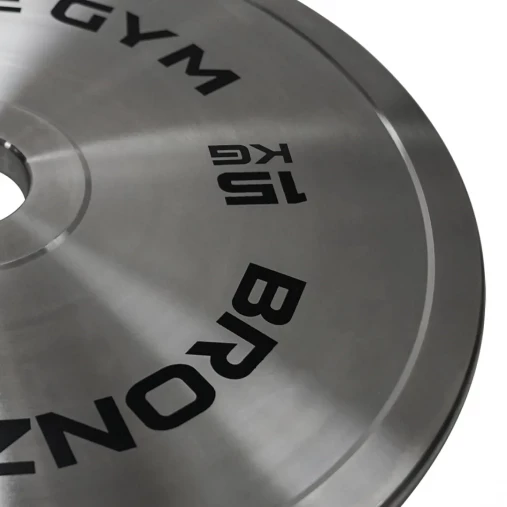 Диск олимпийский BRONZE GYM стальной 15 кг хромированный 51мм Диск олимпийский BRONZE GYM стальной 15 кг хромированный 51мм