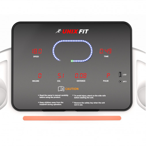 Беговая дорожка UNIX Fit ST-630R White