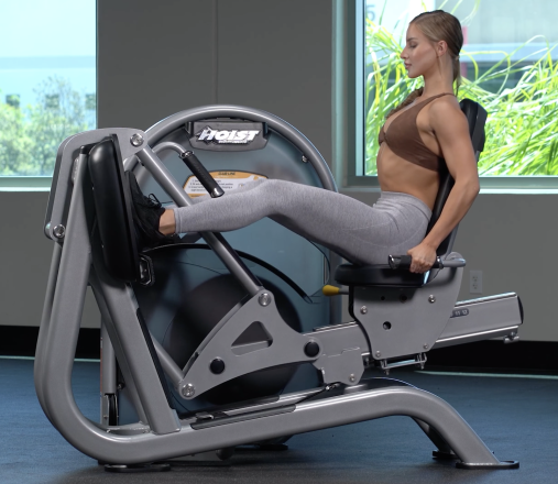 Силовой тренажер Жим ногами HOIST CL-3403 Club Line грузоблочный (матовый черный/черный)