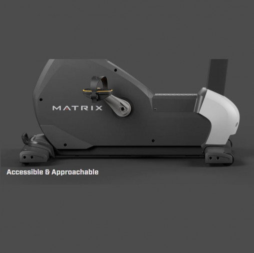 Вертикальный велотренажер Matrix Performance. Консоль Touch Base