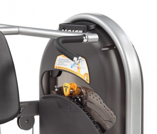 Жим от плеч HOIST CL-3501 (рама: матовый черный, обивка: красный)