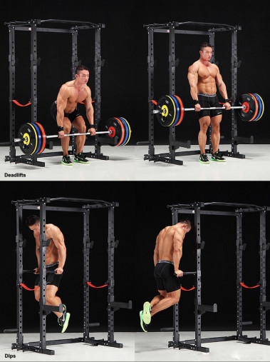 Силовая рама многофункциональная для тренировки со штангой REBEL PR78 Силовая рама многофункциональная для тренировки со штангой REBEL PR78