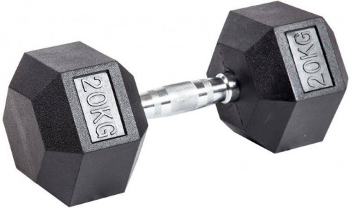 Комплект гантелей ZSO гексагональных от 27.5 до 50 кг, 10 пар (общий вес: 775 кг)