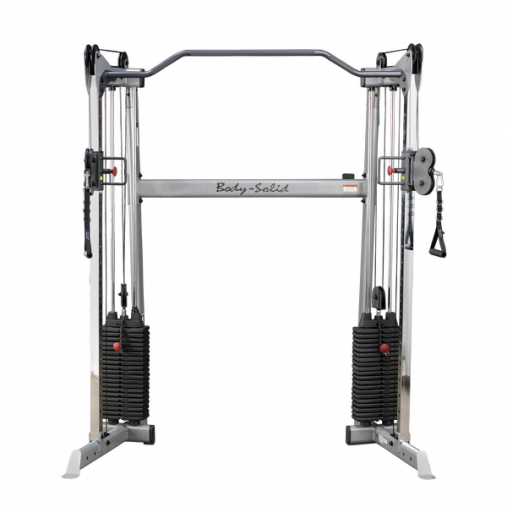 Сдвоенная блочная стойка / Кроссовер угловой Body-Solid GDCC200 со стеками 72.5 кг