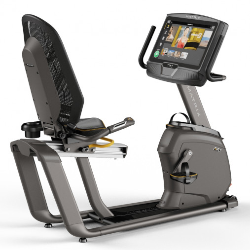 Велоэргометр Matrix R50XUR горизонтальный домашний с 22-дюймовым сенсорным дисплеем Велоэргометр Matrix R50XUR горизонтальный домашний с 22-дюймовым сенсорным дисплеем