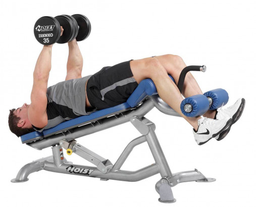 Регулируемая скамья для пресса Hoist CF-3162 Регулируемая скамья для пресса Hoist CF-3162