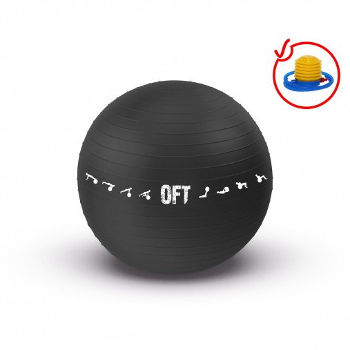Гимнастический мяч 75 см OFT с эффектом анти-взрыв