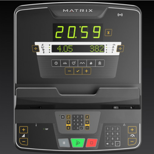 Вертикальный велотренажер Matrix Endurance. Консоль LED