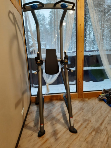 Пример товара в собранном виде силами сборщиков ФитнесДоктор - Турник-Пресс-Брусья Matrix Magnum A63C SILVER