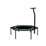 Батут с ручкой LIVEPRO Trampoline with Handle диаметр 105 см, черный/синий Батут с ручкой LIVEPRO Trampoline with Handle диаметр 105 см, черный/синий