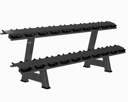 Стойка для гантелей двухъярусная (на 10 пар гантелей) OFT FT-HDR-20