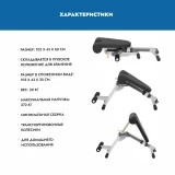 Hoist HF-4263 Скамья для спины и пресса (черная)