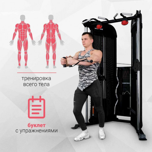 Силовой комплекс Inspire СFT1 Двойной блок / Двойная регулируемая тяга (ДРТ)
